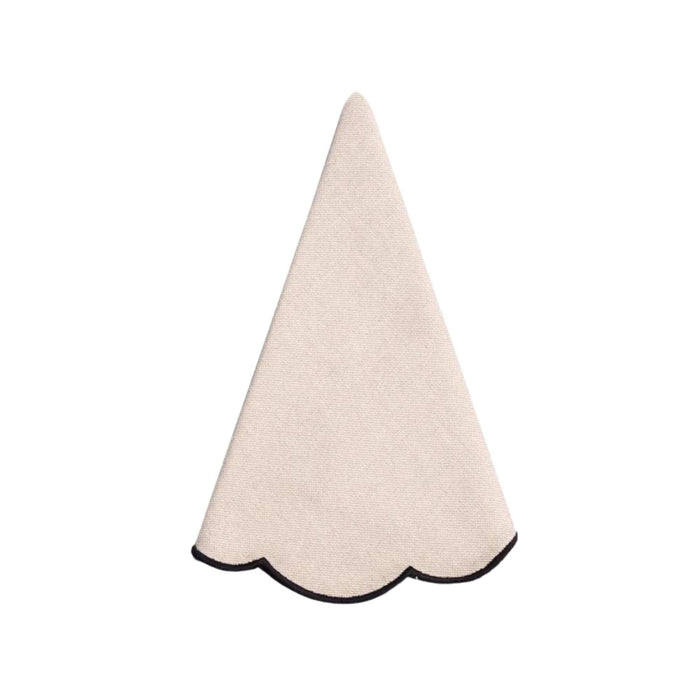 Serviette Belmonte Schwarz 45x45cm - Servietten - Mariaida Home