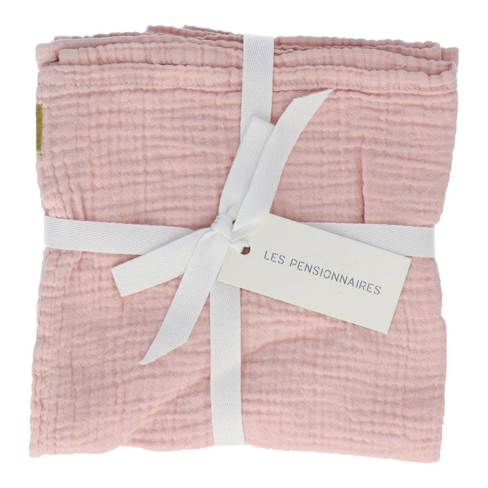 Serviette Delicate Pink 40x40cm (2er Set) - Servietten - Les Pensionnaires