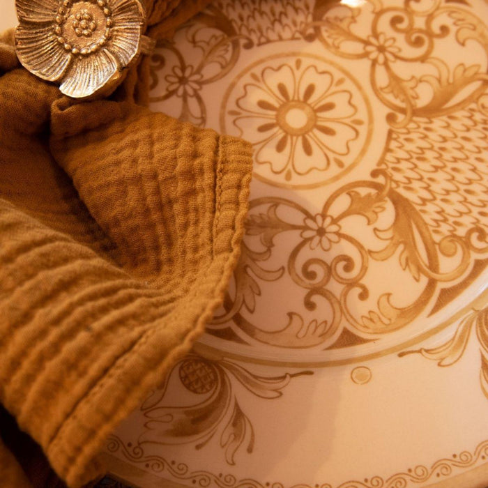 Servet Saffron Yellow 40x40cm (set van 2) Les Pensionnaires - FOODIES IN HEELS