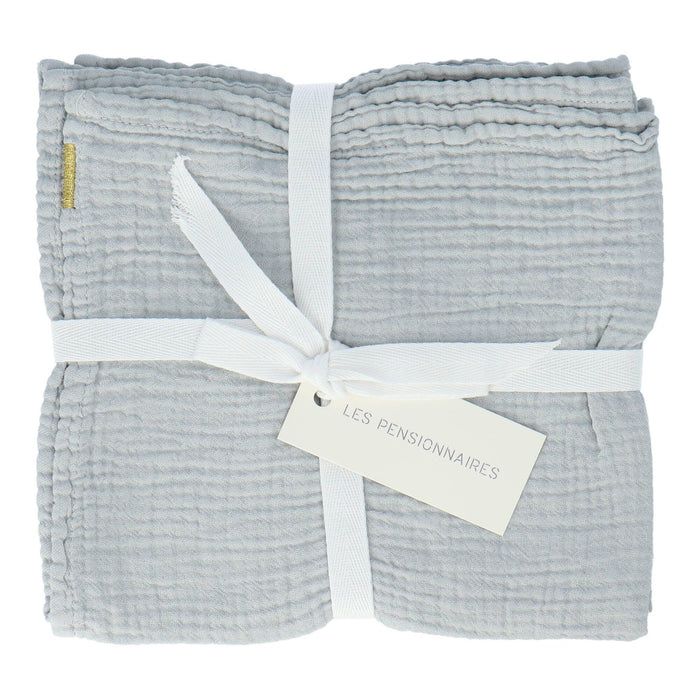 Serviette Subtle Blue 40x40cm (2er Set) - Servietten - Les Pensionnaires
