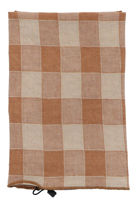 Serviette Vintage Vichy - Terracotta & Bourdon Terracotta (6er Set) - Servietten - Maison de Vacances