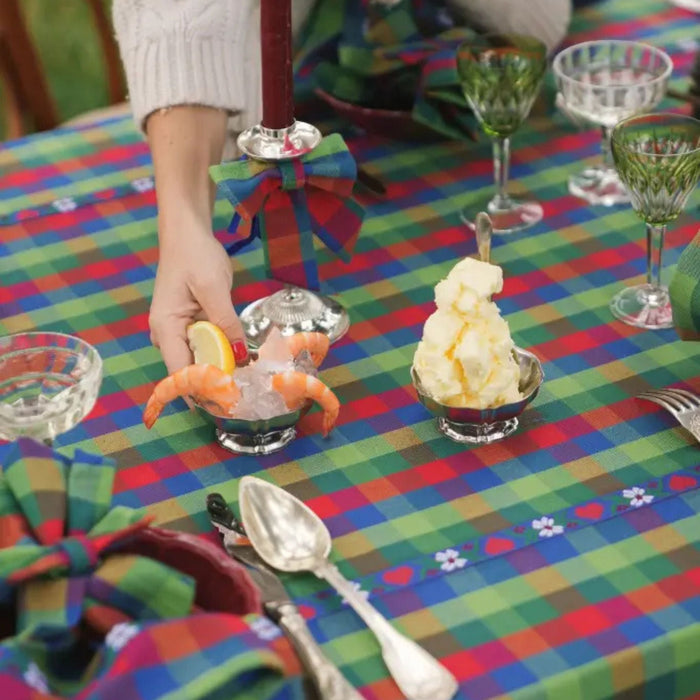 Tafelkleed Kantor Blue 170x360cm - Tafelkleden - Maison Dinette