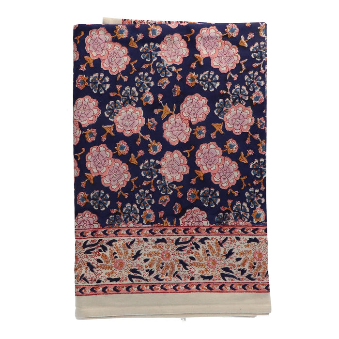 Tafelkleed katoen Dalia Navy 170x300cm - Tafelkleden - Jamini