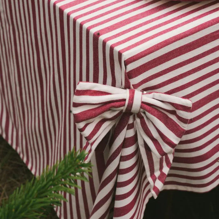 Tafelkleed Noëliine Burgundy Red 170x400cm - Tafelkleden - Maison Dinette