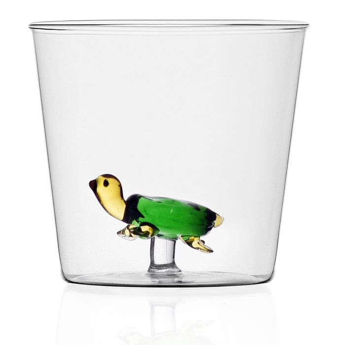 Wasserglas Grüne Schildkröte - Wassergläser - Ichendorf Milano