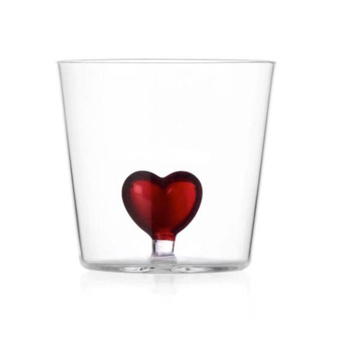 Wasserglas Rotes Herz - Wassergläser - Ichendorf Milano