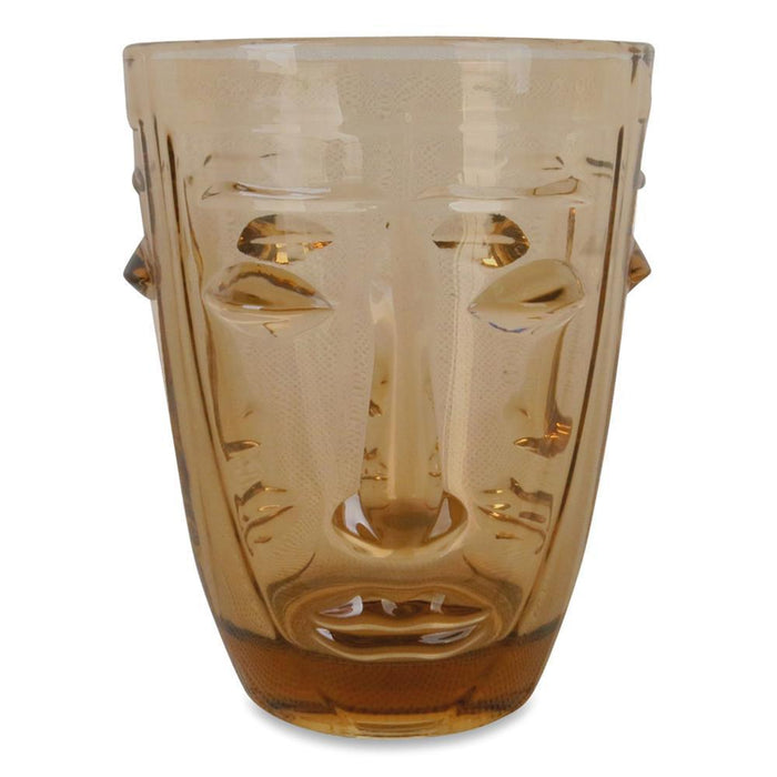 Waterglas Visage Amber - Waterglazen - Opjet