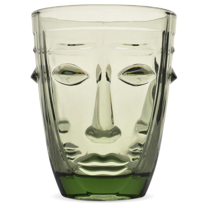 Waterglas Visage Groen - Waterglazen - Opjet