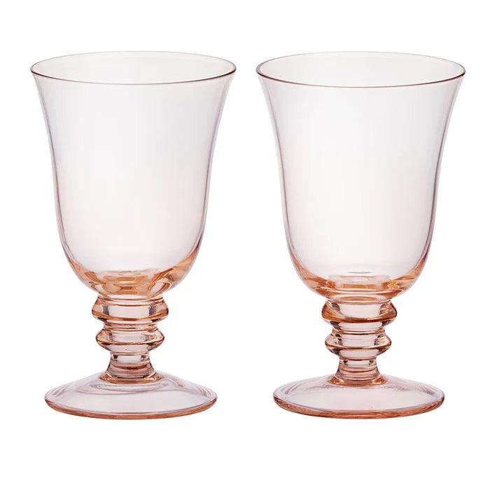 Weingläser Leopold Pfirsich (2er Set) - Weingläser - Bungalow