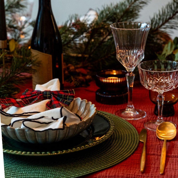 Daria dinerbord 28cm Moss (set van 2) - Dinerborden - PotteryJo