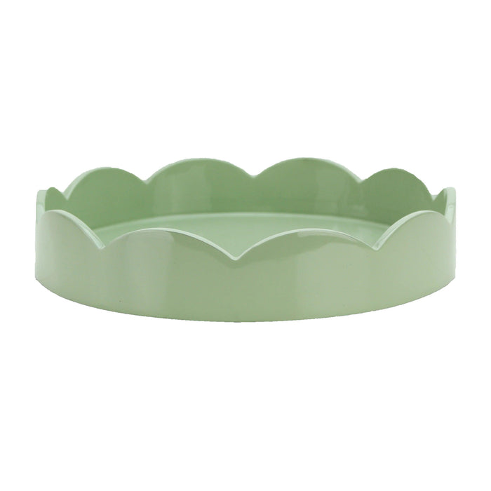 Tray Sage Saint - scallop round 20cm - bowls - Addison Ross