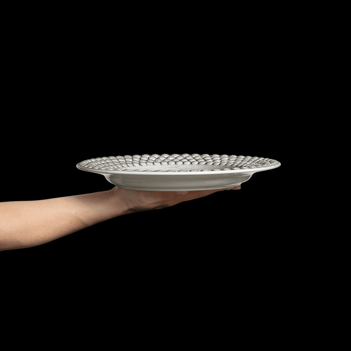 Dinerbord Bubble 28cm grey - Dinerborden - Mateus