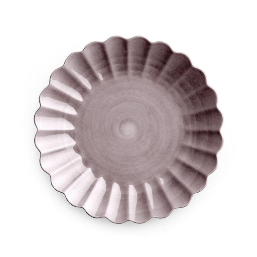 Dinner plate Oyster 28cm plum - Dinner plates - Mateus