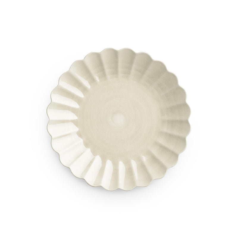 Dinner plate Oyster 28cm sand - Dinner plates - Mateus