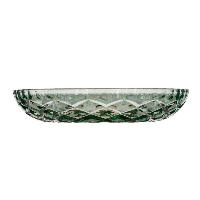 Gebaksbordenset glas Sorrento Green 16cm (set van 4) - Kleine borden - Lyngby Glas