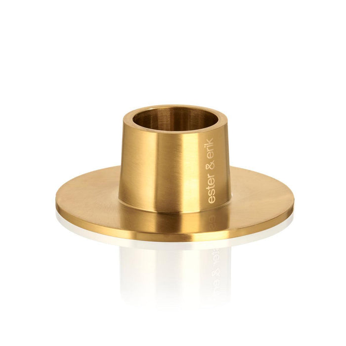 Candle holder gold matte (set of 2) - Candlesticks - Ester & Erik