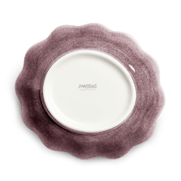 Kom Oyster 18cm plum - Kommen - Mateus