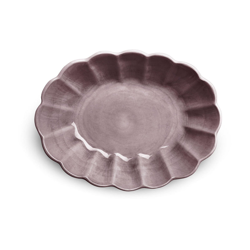 Bowl Oyster 23cm plum - Bowls - Mateus