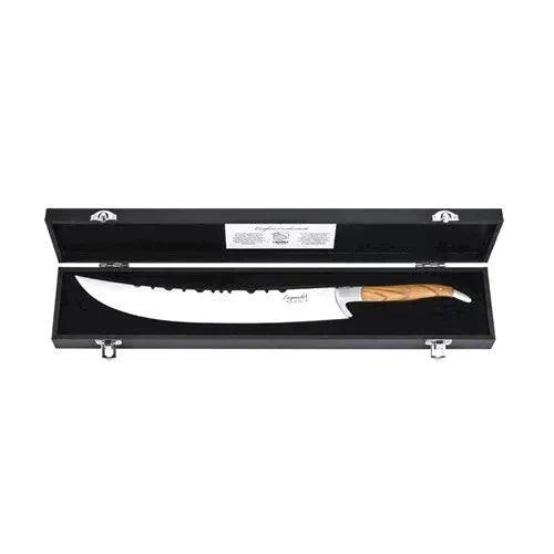 Luxury Line Champagnesabel olijfhout in luxe kist - Keukenaccessoires - Laguiole Style de Vie
