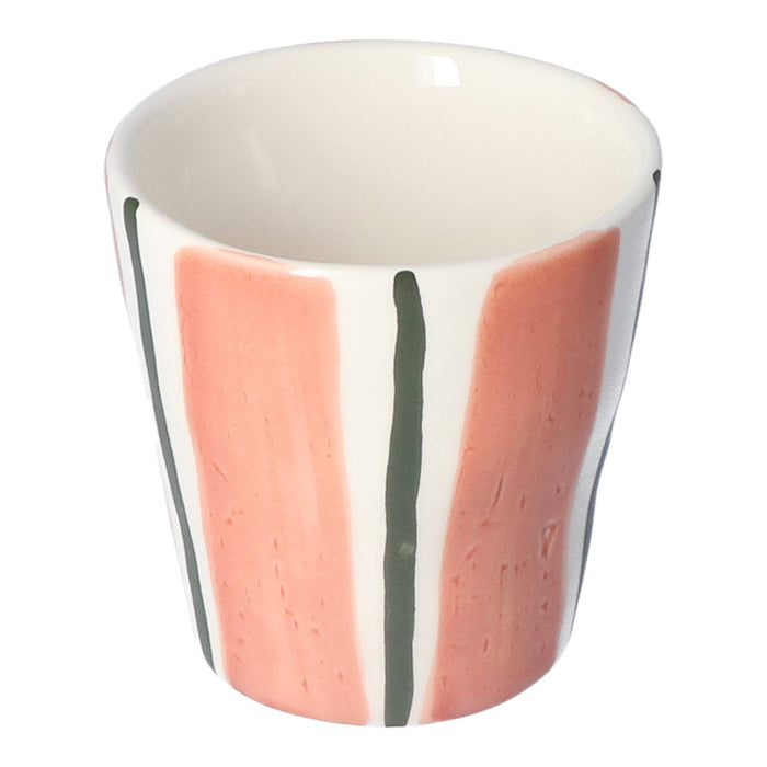 Mok Lungo Coffee Linear Marron 8,5cm - Mokken - Duro Ceramics