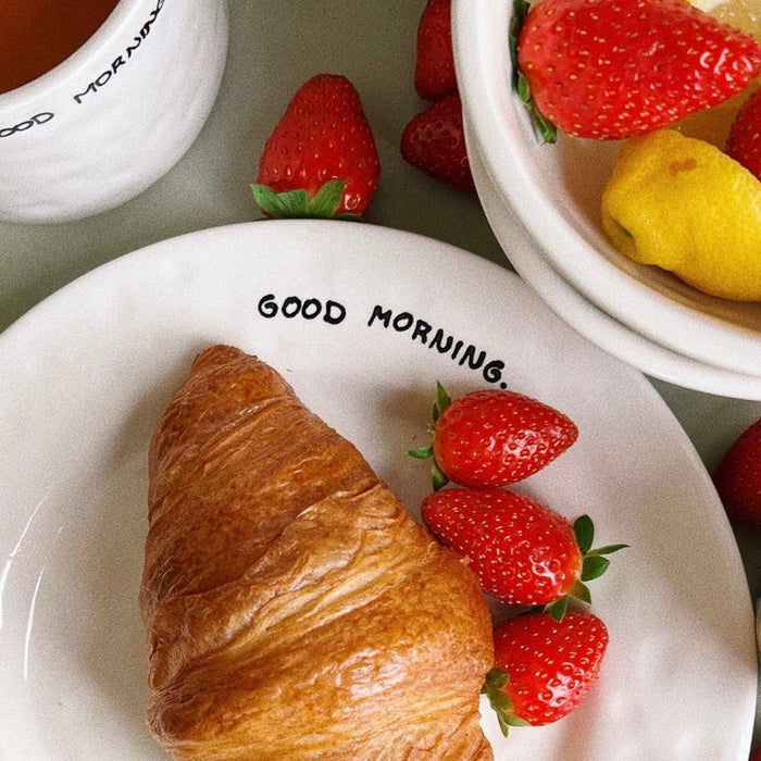 Ontbijtbord Good Morning 22cm - Kleine borden - Anna + Nina