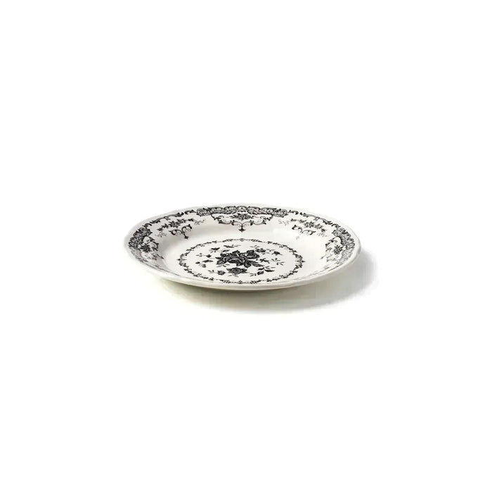 Breakfast Plate Rose Black 21cm (set of 6) - Small plates - Bitossi