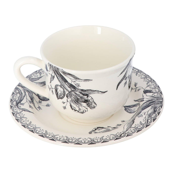Breakfast cup and saucer Tulipes (set of 2) - Cups - Gien