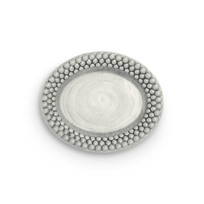 Oval plate Bubble 20cm gray - Small plates - Mateus