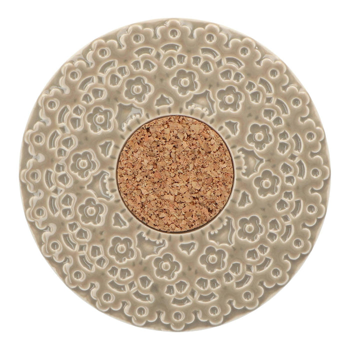Potholder cork beige 17cm - Potholders - Duro Ceramics