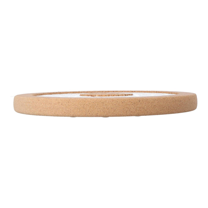 Pannenonderzetter kurk wit 19cm - Pannenonderzetters - Duro Ceramics