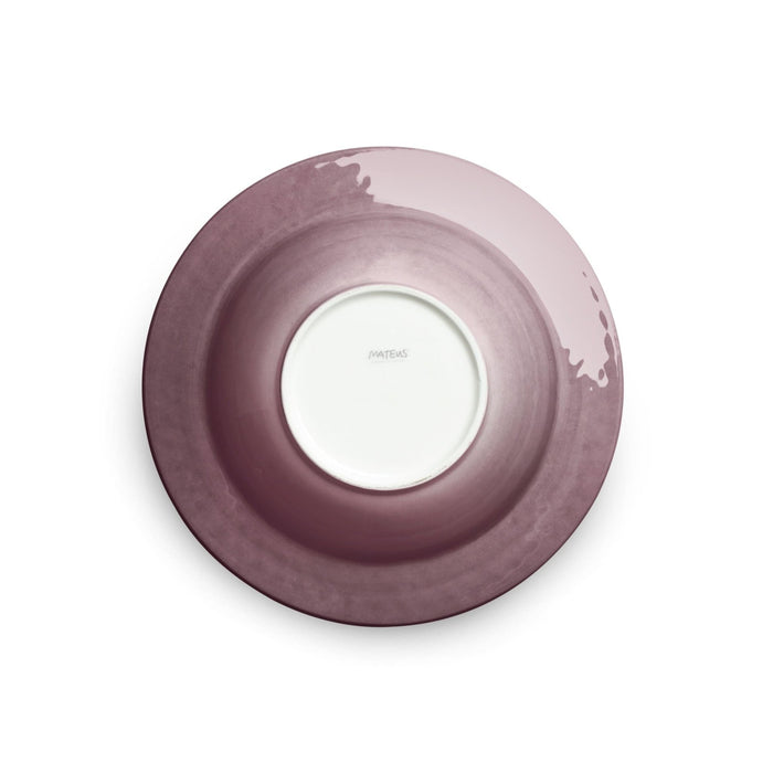 Pastabord Bubble 25cm plum - Diepe borden - Mateus