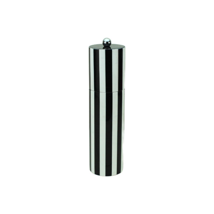 Salt and pepper mill Stripe Black & White 23cm - Salt and pepper mill - Addison Ross