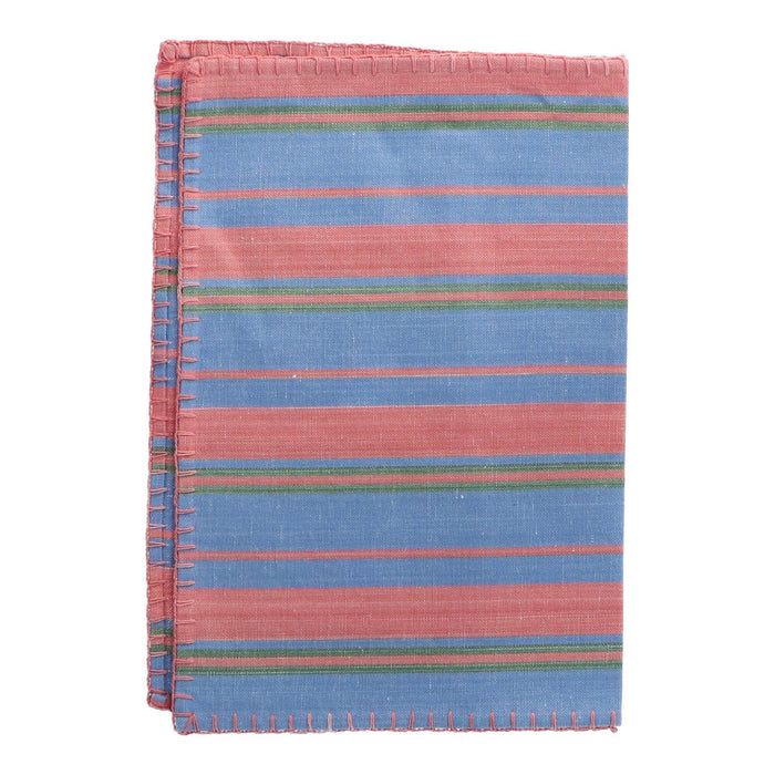 Placemat gestikte rand Rosa motief 228 47x36cm - Placemats - Teixits Vicens