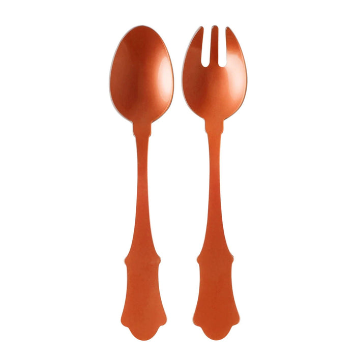 Salad cutlery Honorine 2 - piece Orange - Cutlery sets - Sabre