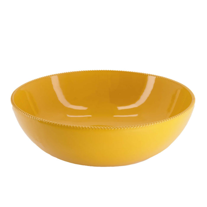 Salad Bowl Pizzolato Mustard 28cm - Salad bowls - Enza Fasano