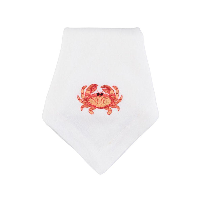 Napkin Crab embroidered 45x45cm - Napkins - Mariaida Home