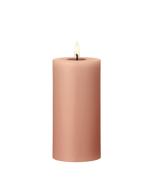 Stem candle 15cm Rosy Caramel LED - Candles - Ester & Erik