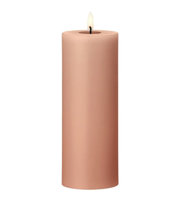 Stem candle 20cm Rosy Caramel LED - Candles - Ester & Erik