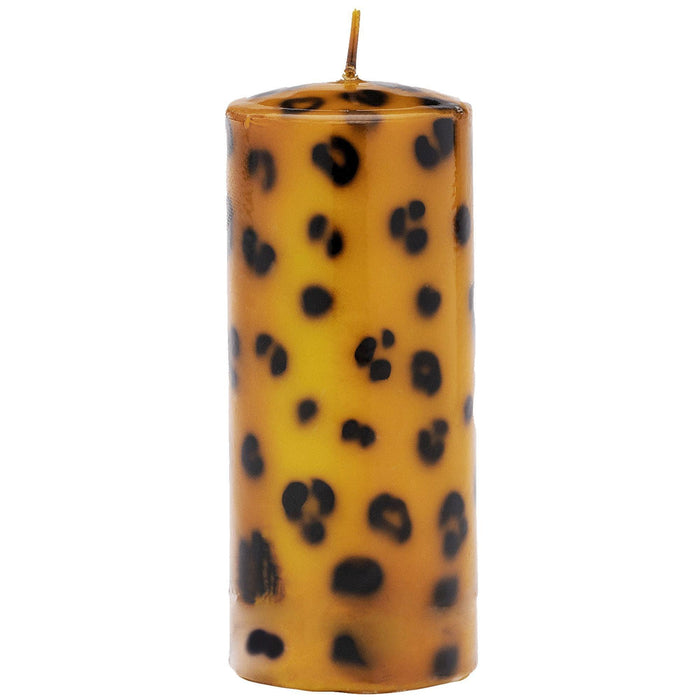 Stolpkaars Leopard print 15cm - Kaarsen - Anna + Nina