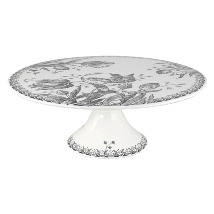 Cake plate on stand Tulipes Noir 30,8cm - Cake Plates - Gien