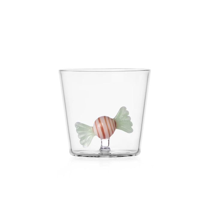 Waterglas Green & Red Candy - Waterglazen - Ichendorf Milano