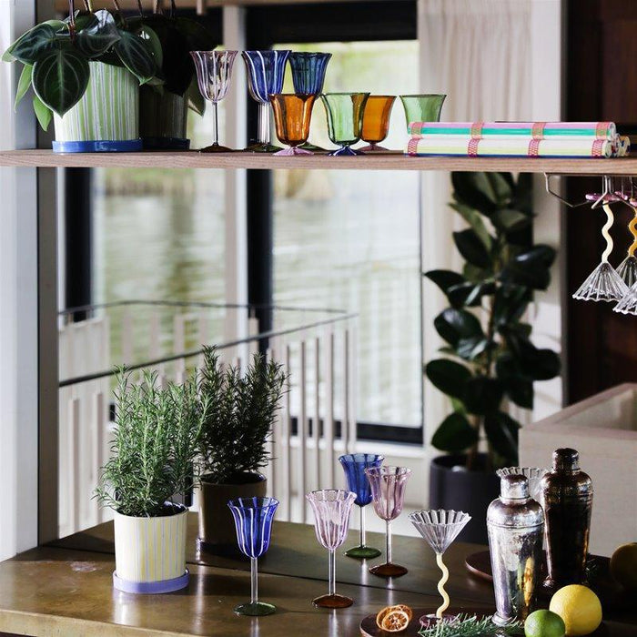 Waterglazen Eve Amber (set van 2) - Waterglazen - &Klevering