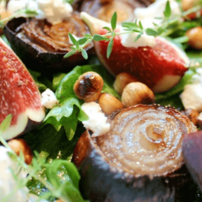 Vijgen – Uien – Geitenkaas salade - FOODIES IN HEELS