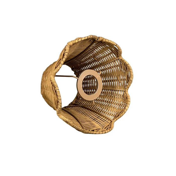 Rattan lampenkapje Scallop voor Club Carlotta tafellampen