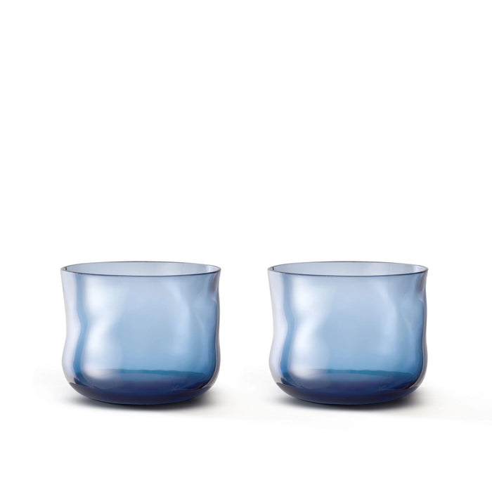 Waterglazen Swirl Midnight (set van 2)