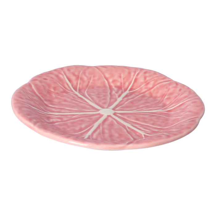 Ontbijtbord koolblad roze 19cm