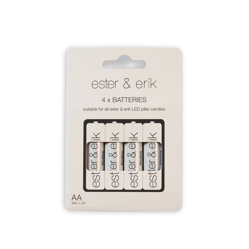 AA batterijen voor LED stolpkaarsen - Kaarsen - Ester & Erik