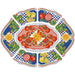 Appetizer schaal 7 delig Dolce Vita 50x60cm - gemaakt van melamine - Schalen - Baci Milano