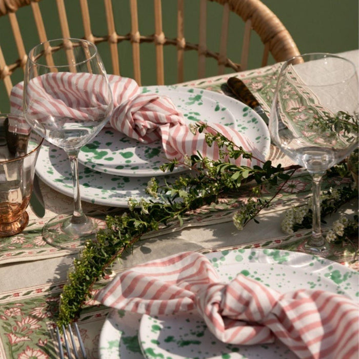 Arnit katoen servetten roze (set van 4) Fabindia - FOODIES IN HEELS