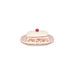 Boterpot 20x14,5xH8,5cm burgundy Cyril - Schalen - SP Collection